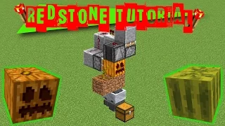 Pumpkin e Melon Observer Farm - Redstone Tutorial