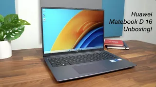 Huawei Matebook D 16 (2022) Unboxing!