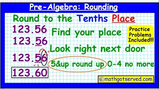 1 1b rounding numbers place value mwm mathgotserved Accuplacer regents clep cset cbest ccsd lausd