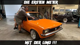 Erstmal Zündung !!! | Die ersten Meter mit 2.7L in dem Kadett !!! | Klappt wirklich alles?!….