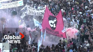 Argentina protests: Thousands march against Milei's education cuts in Buenos Aires