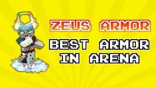 Zeus Armor is the best in Arena #blockmango #skyblock #dpad