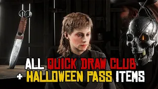 Red Dead Online: All 4 Quick Draw Club Pass + Halloween Pass 2021 Items Have Been Found!