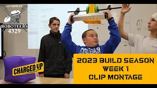 2023 Build Season - Week 1 Clip Montage - FRC Team 4329