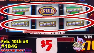 Double Strike $5 Slot Max Bet $45 Jackpot Handpay at Yaamava