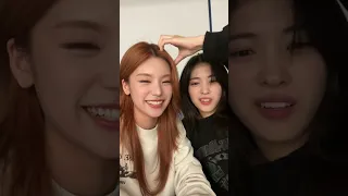 ITZY Yeji & Ryujin Instagram Live 231007