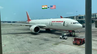 Air India AI191 Mumbai to Newark/New York (EWR) Nonstop Flight full Review on a Boeing 777-300ER