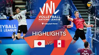 🇯🇵 JPN vs. 🇨🇦 CAN - Highlights Week 3 | Men's VNL 2022