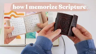 HOW I MEMORIZE SCRIPTURE - memorize whole books!