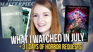 July Favourites | What I Watched This Month + 31 DAYS OF HORROR | Spookyastronauts