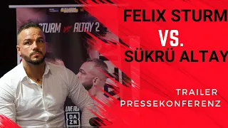 Felix Sturm vs. Sükrü Altay Pressekonferenz