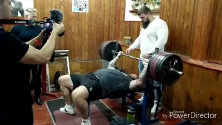 Hafthor (Thor, Mountain) Bjornson in MAI gym. Тор в МАИ