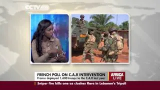 Amb Boaz Mbaya speaks on the French intervention poll in the C.A.R
