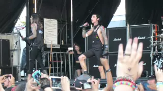 Black Veil Brides - Fallen Angels - Live at Warped Tour, Mountain View, CA. 06/2015