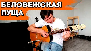 Беловежская пуща на гитаре - подробный разбор и табы!