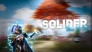 Solider ⚡| 4 Fingers + gyroscope | BGMI Montage