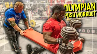 High Intensity Olympian Push Workout elitefts (Terrence Ruffin)