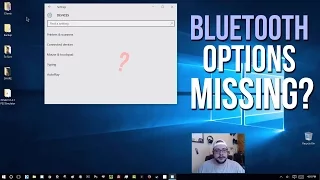 Bluetooth Options Missing from Windows 8/10? (Code 45)