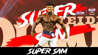 So Clean | Indian Athlete Super Sam Posing | Pro Show Mumbai | Sheru Classic