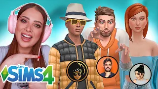 عملت شخصية ابو فله و نارين بيوتي وغيث مروان بلعبة | the sims 4