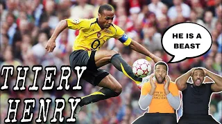 Dunson brothers first time reacting to...Thierry Henry - When Football Becomes Art (unbelievable)