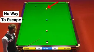 When Snooker Players Trapped their Opponents
