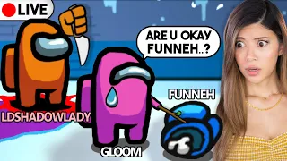 🔴Among Us with LDShadowlady, KREW, Aphmau, Laurenzside, Kubz Scouts (Gloom POV)