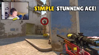 S1MPLE Gets an insane Ace to win the Round! MANTUU insane Awp Kills! CSGO Highlights