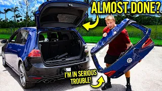 REBUILDING A WRECKED VOLKSWAGEN GOLF R | PT 9