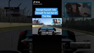 George Russell Runs Into Himself in F1 Game