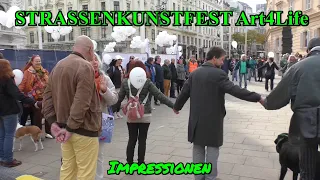 26.10.2021: STRASSENKUNSTFEST ART4LIFE in WIEN - Impressionen