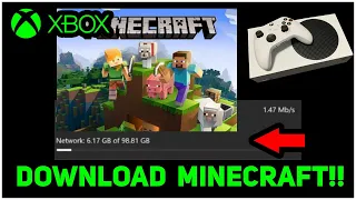Xbox Series X/S How to DOWNLOAD MINECRAFT!!