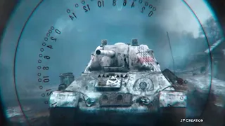 Tank Hit Tank - Slow Motion Battle Scene from Tank Movie, T-34 (2018)JP Creation