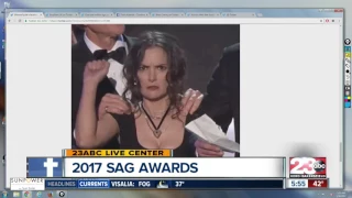 Winona Ryder wins the SAG Awards with her faces