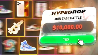 INSANE $10,000 1v1 HYPEDROP CASE UNBOXING!!
