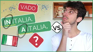 Preposition IN and A in Italian 🇮🇹 How to use prepositions in Italian?