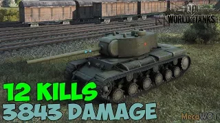 World of Tanks | T-150 | 12 KILLS | 3843 Damage - Replay Gameplay 1080p 60 fps