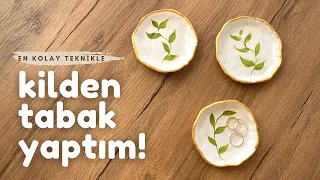 Kilden Tabak Yaptım! | Yapması Çok Keyifli! | Clay | DIY | Kendin Yap