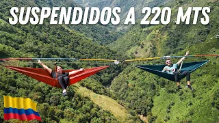 🇨🇴 Montamos en HAMACAS COLGANTES cerca a Medellin | SALTO DEL BUEY