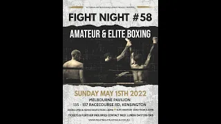 Victorian Intermediate Amateur Boxing Welterweight Title