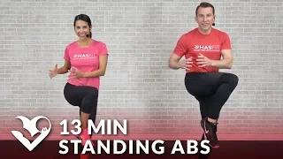 Standing Abs Workout at Home – 13 Min Ab Workout Standing Up Cardio & Abdominal Exercises
