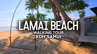 Lamai Beach Koh Samui Thailand Walking Tour 2024