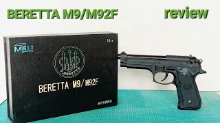 BERETTA M9/M92F - REVIEW - water gel blaster blowback