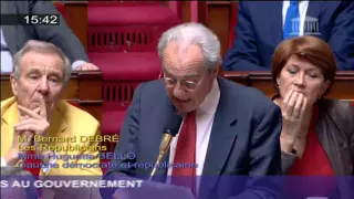 Question de Bernard Debré sur le racisme anti-blanc et l'antisémitisme