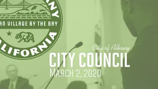 City Council: Special Forum Session & Council Meeting - Mar 2, 2020