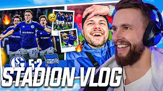 KOMPLETTE ESKALATION 🔥💥 | Reaktion auf Schalke 04 vs Hertha BSC Berlin STADION VLOG 🏟