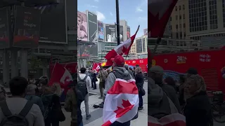 Freedom Protest Toronto Canada 2023