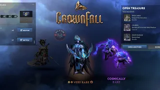 Abriendo cofres Crownfall + Item Inusual Dota 2 "Caída de la Corona"