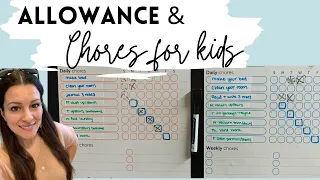 A modern approach to CHORE CHARTS and ALLOWANCE for kids, toddlers, and teens