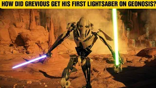 How Did General Grievous Acquire His FIRST Lightsaber In The Battle of Geonosis? Star Wars #Shorts